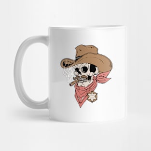 Skull Sheriff Mug